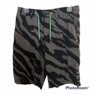 Oakley Black & Grey Camo Boardshorts
